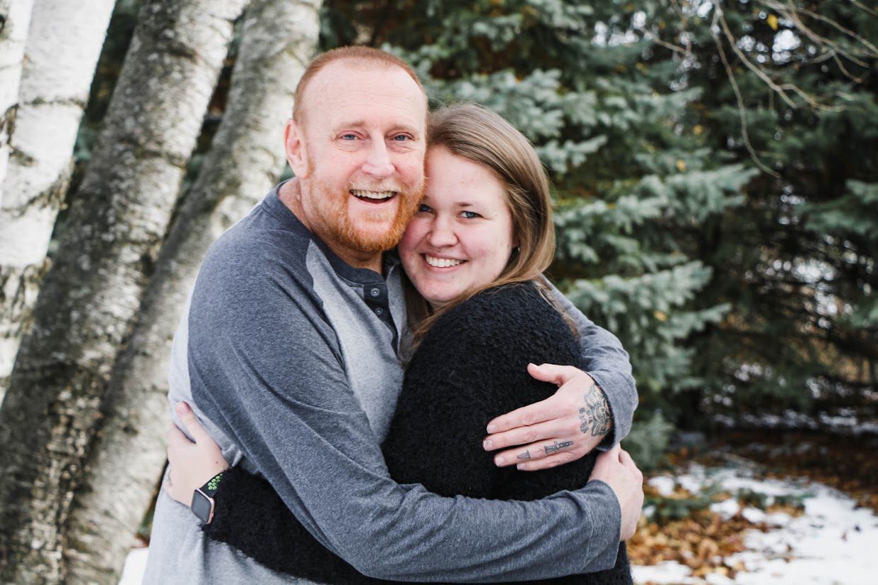 Jeff and bone marrow donor Brittany
